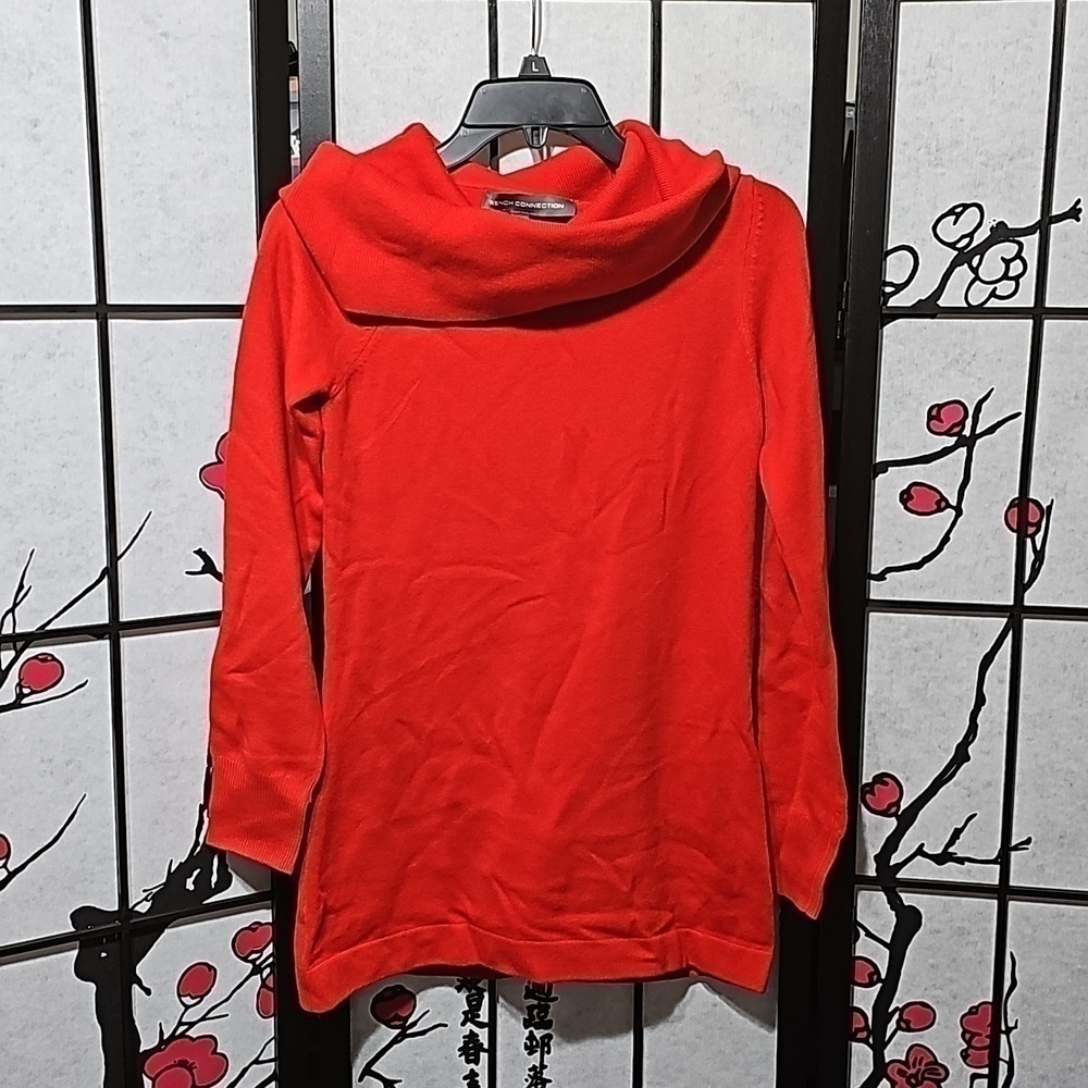 French Connection Red Turtleneck‎ Sweater Size XS